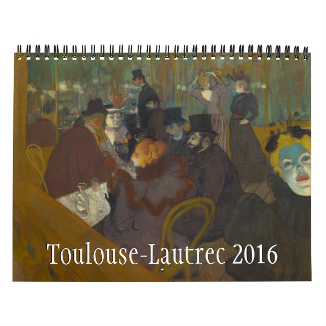 Art of Toulouse-Lautrec Calendar (Cover)