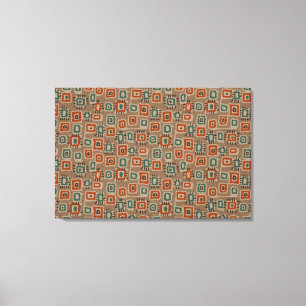 Art Old Cloth Patches Canvas Print