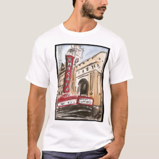 Art original de T-shirt de théâtre de Chicago par