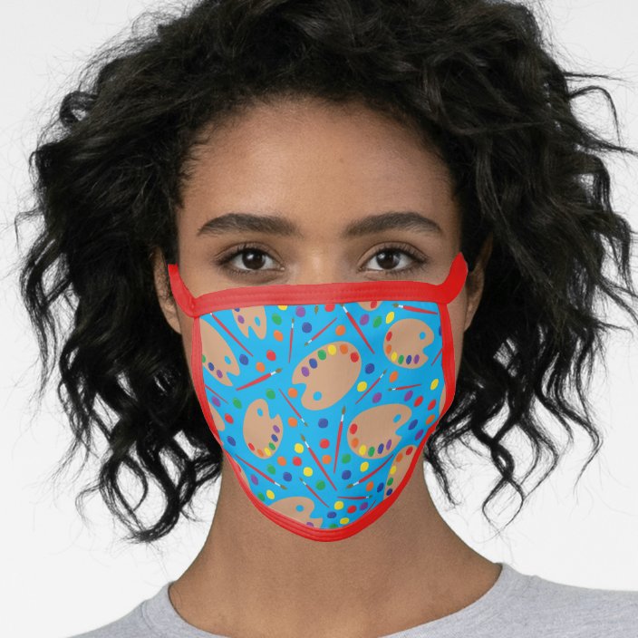 Art Paint Palette Artist Painting Face Mask | Zazzle.ca
