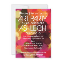 Art Paint Party Birthday Party