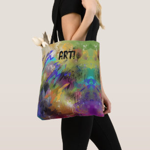 ART! painted pre-messied up  Tote Bag
