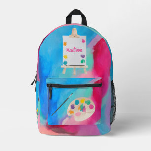 Art Painting Craft Artist Paint School Printed Backpack