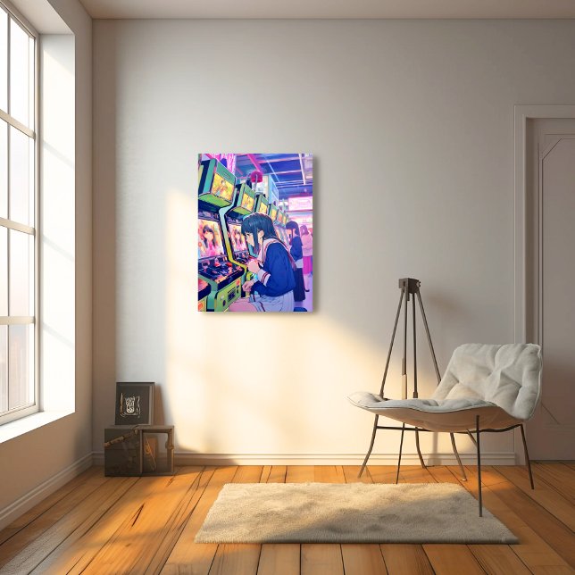 Art Panel Art Panel | Gasen JK Sushi Musume Genera Canvas Print (Creator Uploaded)