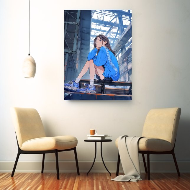 Art Panel | JK Sushi Girl GenerativeAI Canvas Print (Creator Uploaded)