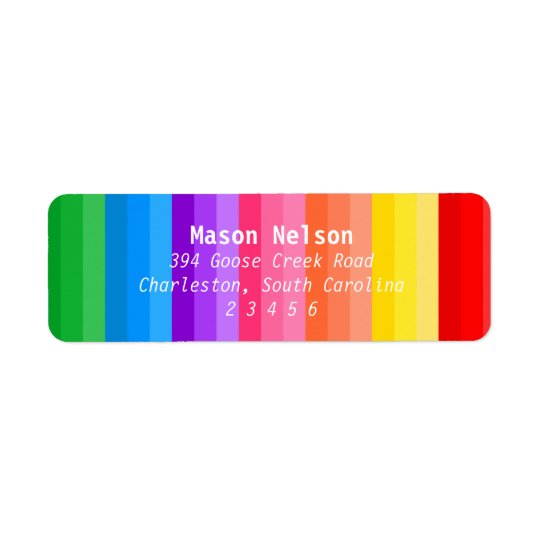Art Party Coloured Pencils Label Return Address Label