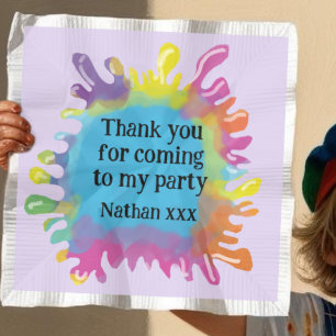 Art party kids Favour packaging Napkin