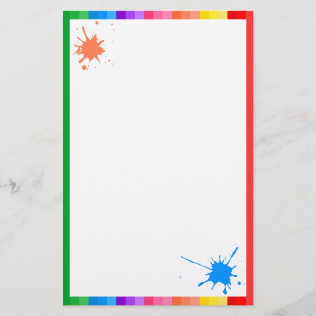 Art Party Stationery (Front)