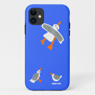 Art Phone Case: John Dyer Seagulls iPhone 11 Case