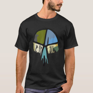 Art picture watercolor animals and fishes jellyfi T-Shirt