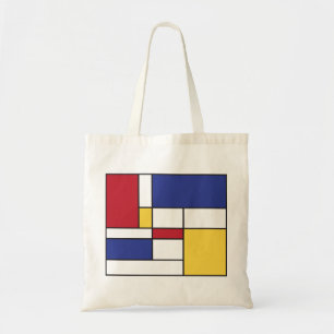 Art Piet Mondrian Style Sac fourre-tout coloré