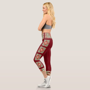Art populaire arménien 2 Capri Leggings