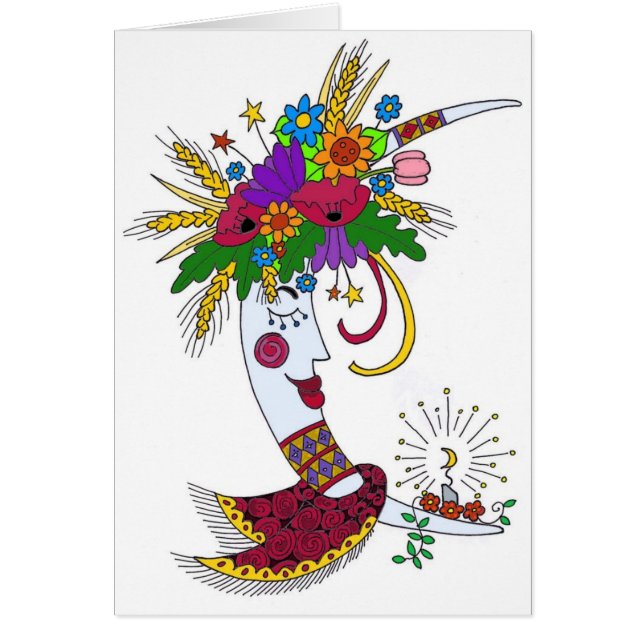 Art populaire de maman Ukrainian de lune (Devant)