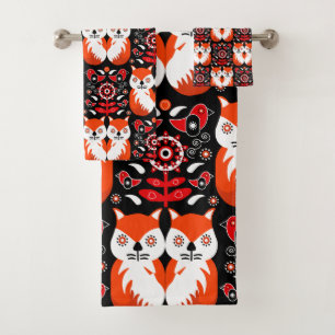Art populaire de renard scandinave
