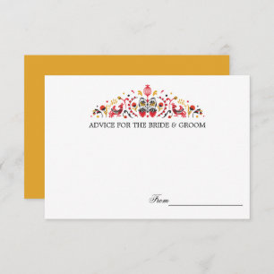 Art populaire russe Khokhloma Mariage Cartes de co