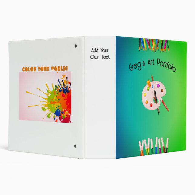 Art Portfolio Binder (Background)