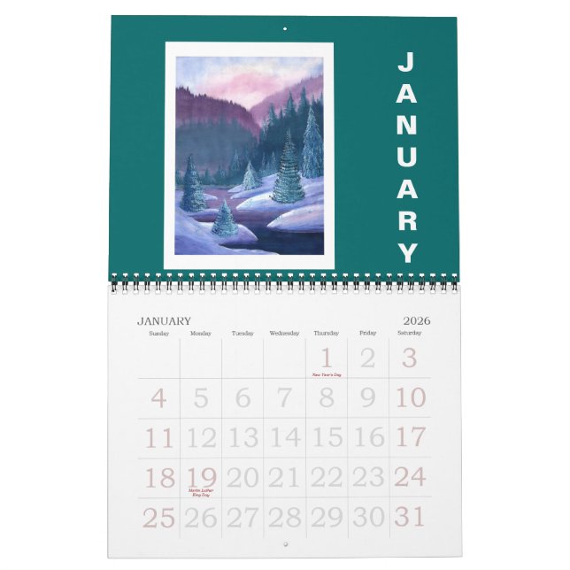 Art Portfolio Calendar 2009 (Jan 2026)