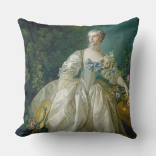 Art Portraits reversible throw pillow