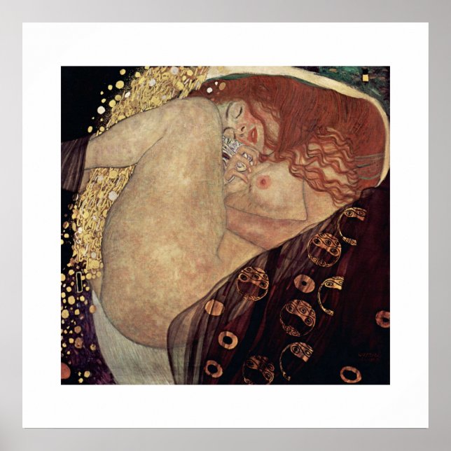 ART POSTER : GUSTAV KLIMT : DANAE 1907-08 (Front)