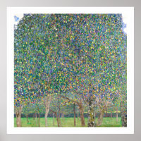 ART POSTER : GUSTAV KLIMT : PEAR TREE 1903