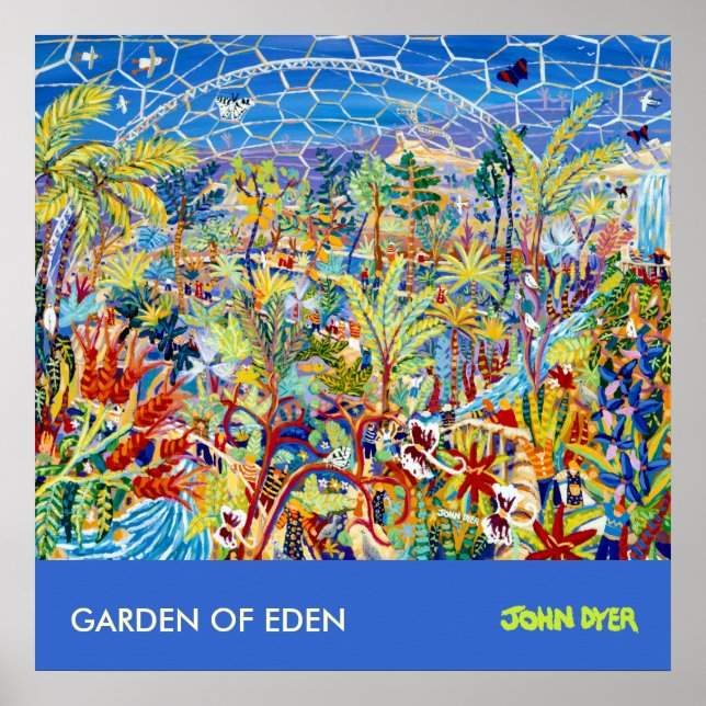 Art Poster: The Eden Project Cornwall, UK Poster (Front)