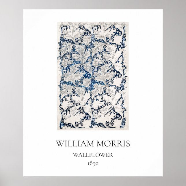 ART POSTER : WILLIAM MORRIS : WALLFLOWER (Front)