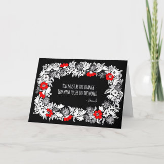 Art pour carte de voeux caritative
