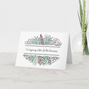 Art pour la carte de Noël