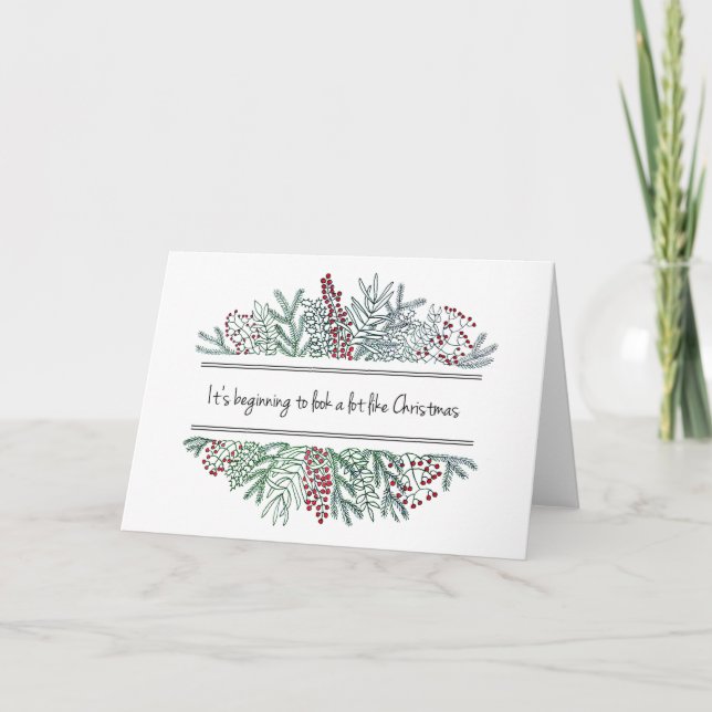 Art pour la carte de Noël (Devant)