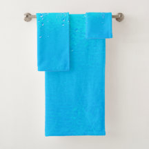Art pour Océans Aqua Serviettes de bain Aqua