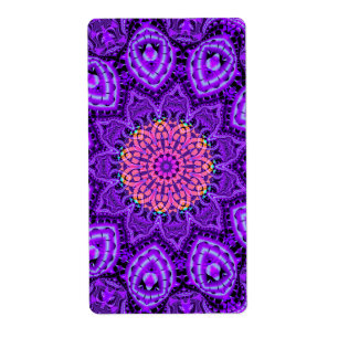 Art pourpre fleuri de kaléidoscope de vibrations