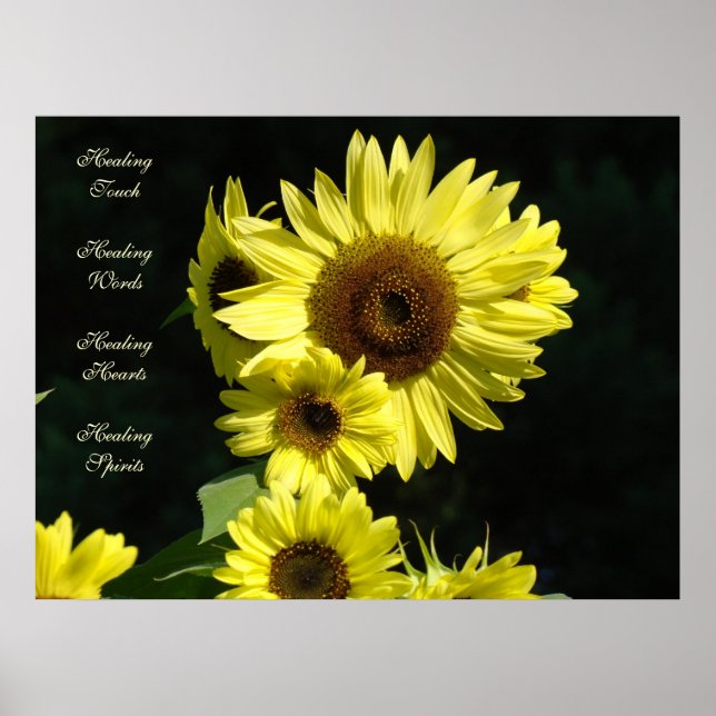 Art Prints Healing Touch Words Hearts Spirits (Front)