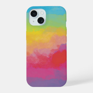 Art Rainbow colours gradient iPhone 15 Case