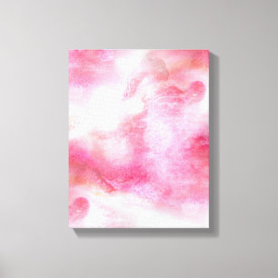 art red avant-garde background hand paint canvas print