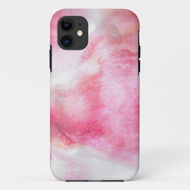 art red avant-garde background hand paint Case-Mate iPhone case (Back)