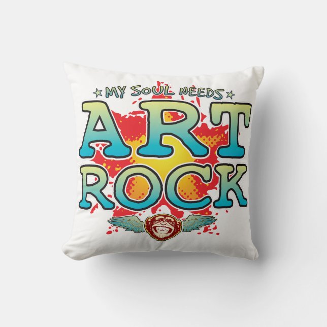 Art Rock Rock Soul Cushion (Front)