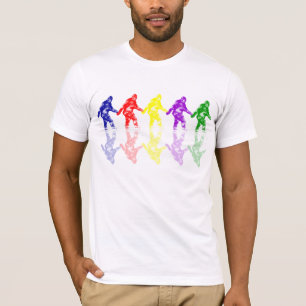 ART SCHOOL SQUATCH - Colourful Bigfoot Logo T-Shirt