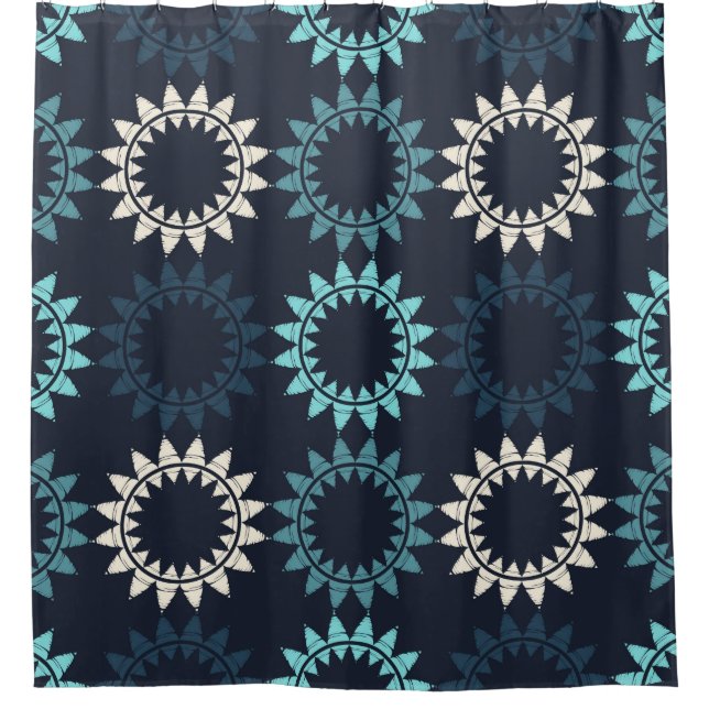 Art seamless pattern. Folk motif. Vintage geometri (Front)