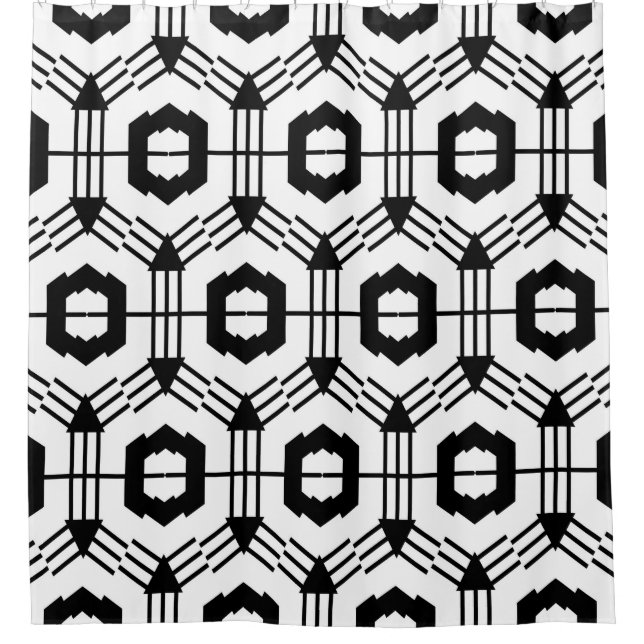 Art seamless pattern. Vintage geometric background (Front)