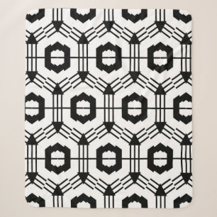 Art seamless pattern. Vintage geometric background Sherpa Blanket