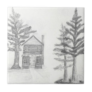 Art Sketch Ceramic Tile