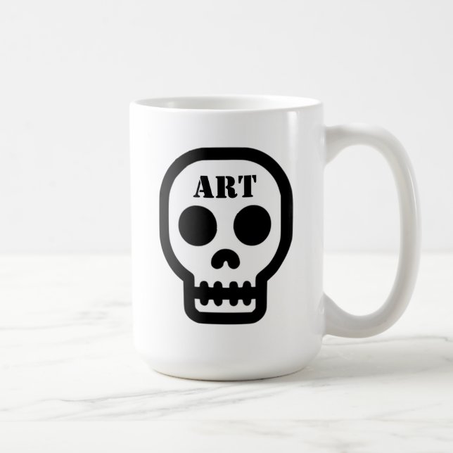 Art Skull Classic Coffee Mug (Droite)