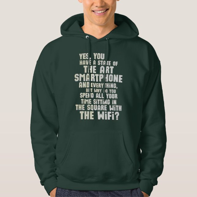 Art smartphone  hoodie (Front)