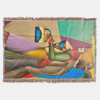 Art spain throw blanket