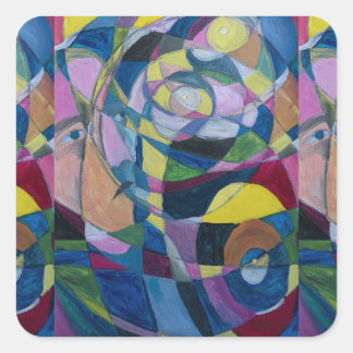 ART STICKERS BY ARTIST PAULA REILLY.