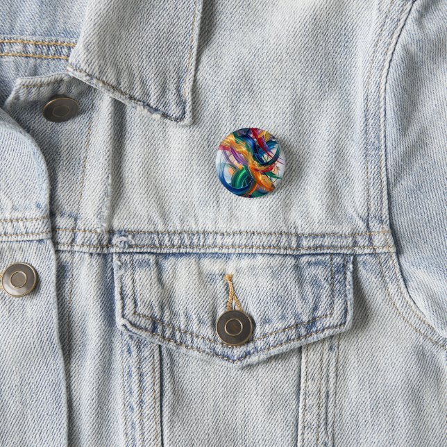 Art & Style 1 Inch Round Button (In Situ)