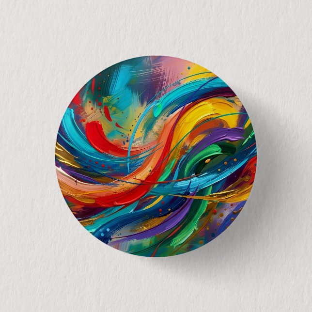 Art & Style 1 Inch Round Button (Front)