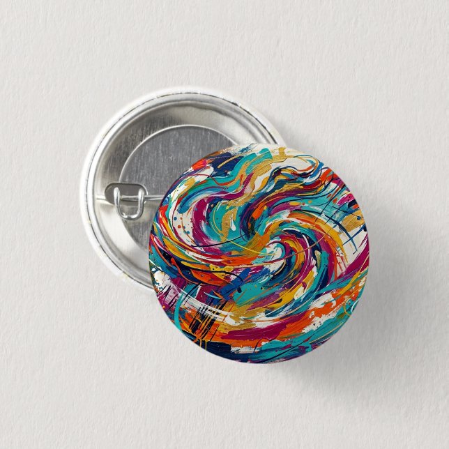 Art & Style 1 Inch Round Button (Front & Back)