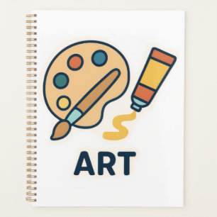 Art Subject – Paint Palette & Brush Planner