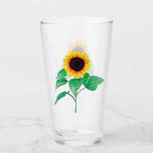 Art Sunflowers Glass